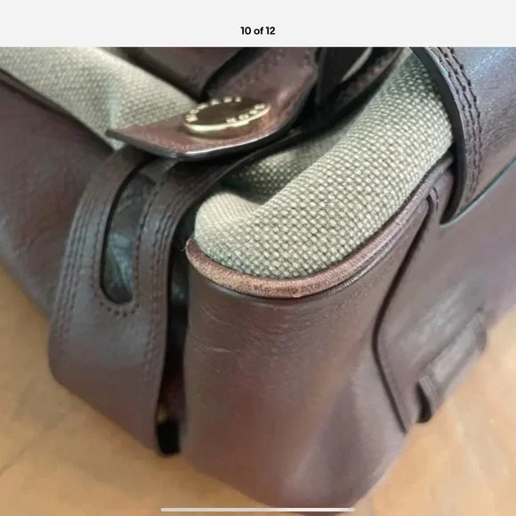 Michael Kors Large Canvas and Leather Harness Grab Handbag - Picture 7 of 16